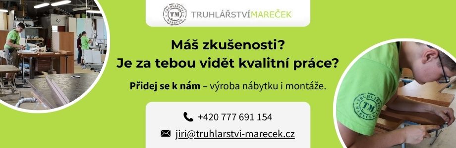 Moderní kuchyně na míru od Truhlářství Mareček